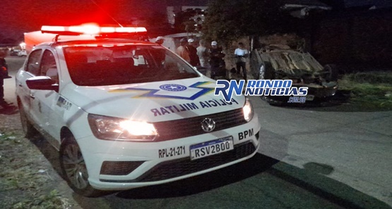 Mulher fica ferida após veículo capotar em cruzamento  na zona norte da  capital 