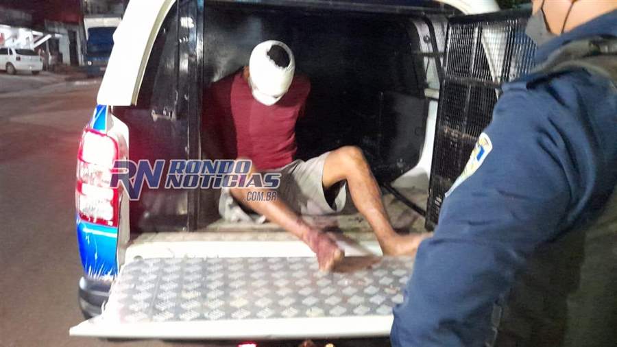 Homem é espancado por populares após ser flagrado furtando residência 