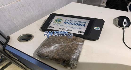 Motorista de aplicativo é preso com quase meio quilo de Skank 