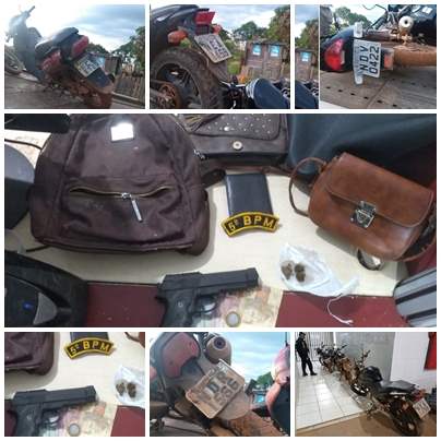 PM prende foragido da Colônia Penal com 4 motos roubadas
