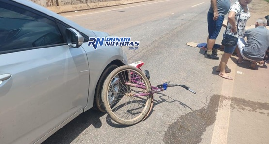 Mulher é atropelada enquanto atravessava faixa de pedestre na BR-364  