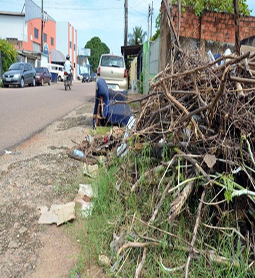 População reclama do descarte irregular de lixo nas ruas de Porto Velho