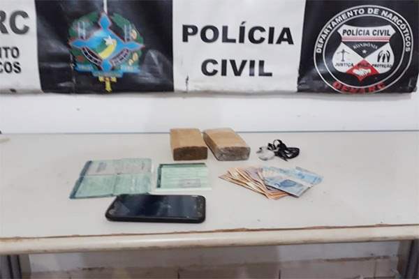 Polícia prende traficante flagrado com drogas em Porto Velho