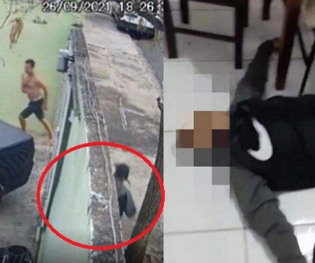 Delegado reage a tentativa de assalto e mata bandido dentro de casa; veja os vídeos