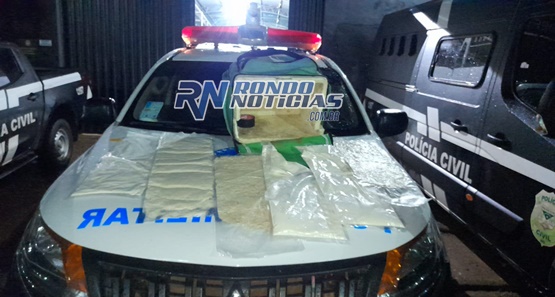 Motoboy arremessa bolsa com seis quilos de cocaína ao avistar viatura policial