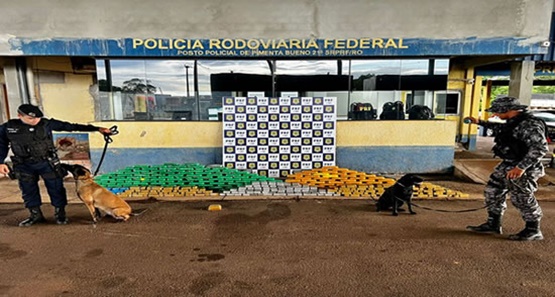 No primeiro dia de rodovias livres em Rondônia, PRF e PMRO apreendem 304 Kg de Cocaína
