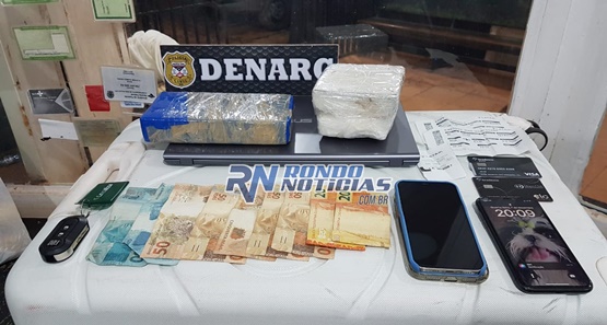 Policiais do DENARC prendem casal transportando 02 kg de cocaína pura na BR-425