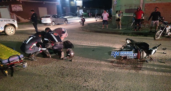 Acidente entre duas motocicletas deixa mulheres em estado grave em Porto Velho