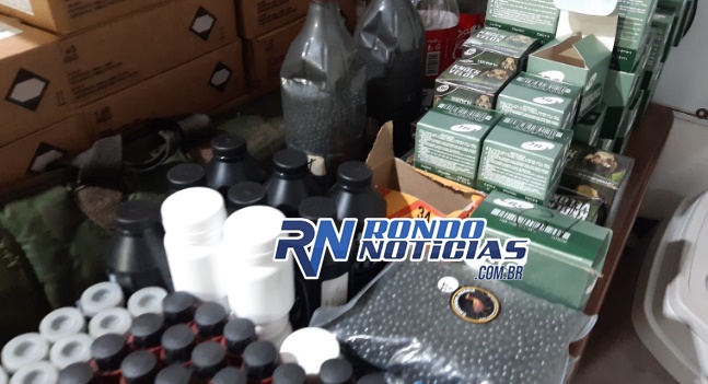Trio é preso com arma e mais de 100 mil munições durante operação da Polícia 