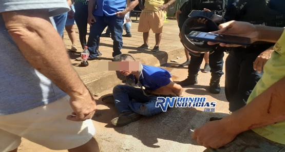 Criminoso é surrado após tentar furtar motocicleta e furar vítima 