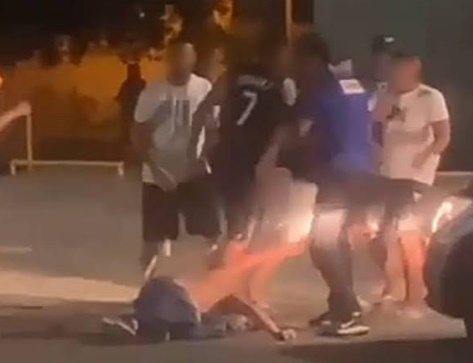 Genro é espancado a pauladas ao buscar sogra bêbada em distribuidora 