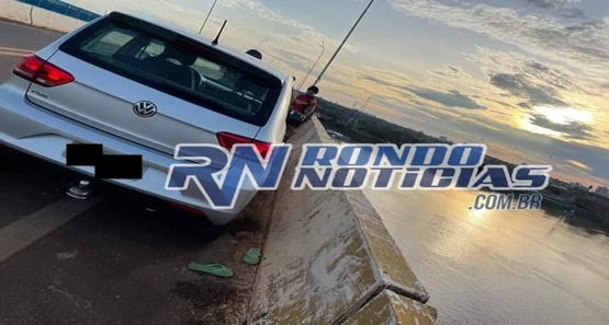 Mulher para carro e se atira da Ponte sobre o Rio Madeira em Porto Velho