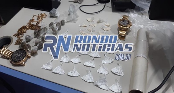 Jovem preso em flagrante por tráfico de drogas no Porto Madero III 