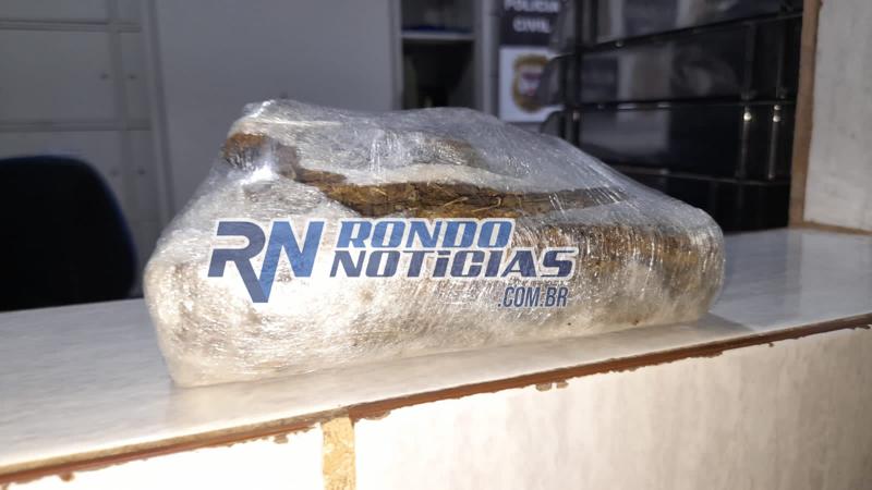 Polícia Rodoviária Federal  prende taxista com droga na BR-364