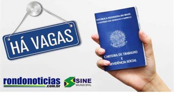 Confira 43 vagas de emprego disponibilizadas pelo SINE nesta segunda, 16