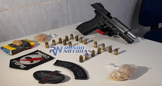 Mulher é presa com drogas após marido tentar matar vítima durante roubo de moto 