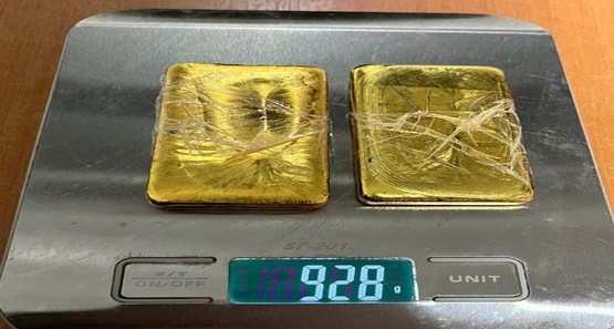PRF apreende quase 1 Kg de ouro sendo transportado ilegalmente