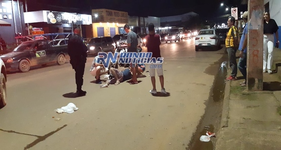 Grave acidente de trânsito resulta em motociclista com fraturas nas pernas