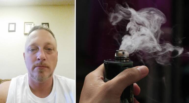 Homem que fumava vape por 12 horas todos os dias é internado tossindo 1,5 l de sangue
