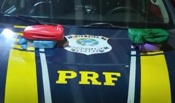Em Porto Velho/RO, PRF apreende mais de 5Kg de pasta base de cocaína
