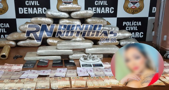 PC prende digital influencer, seu esposo, e mais um comparsa, por tráfico de drogas