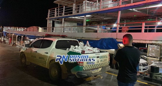 Polícia Militar apreende 18 kg de Skank e uma tonelada de cassiterita em barco no Cai N'água