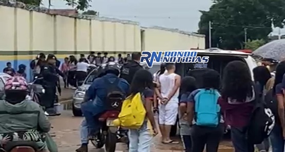 Adolescente é apreendido com arma na cintura em frente a escola para matar aluno