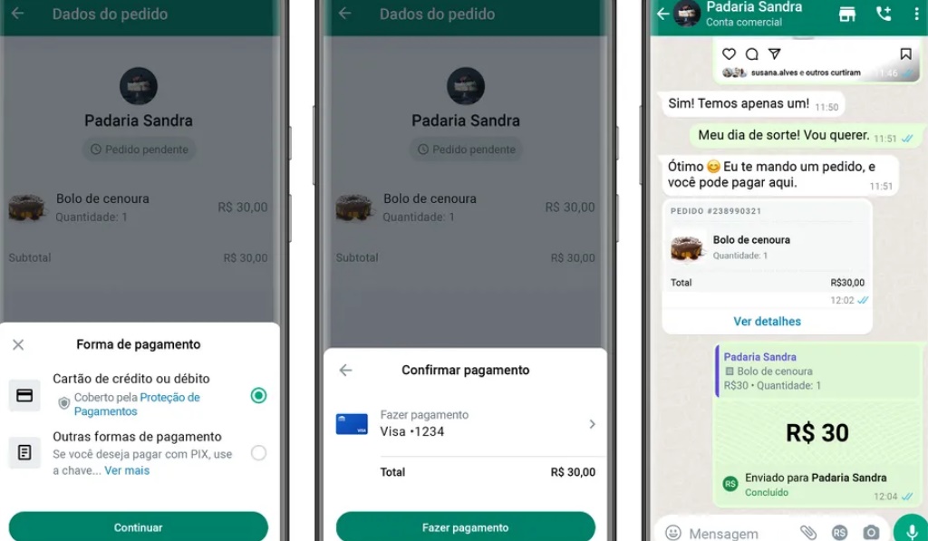 WhatsApp inicia pagamentos a empresas dentro do app; veja como fazer
