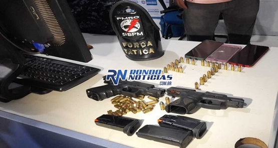 Após tiroteio na zona leste polícia prende trio com pistolas e munições 