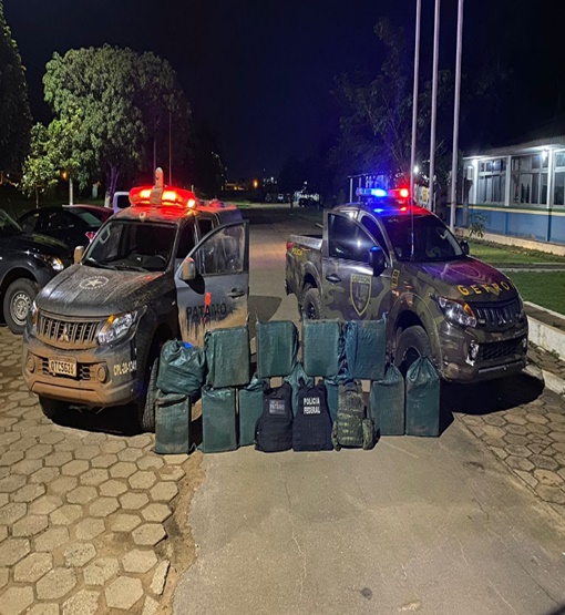 Operação  das PMS de Rondônia e Mato Grosso apreende 384 kg de cocaína 