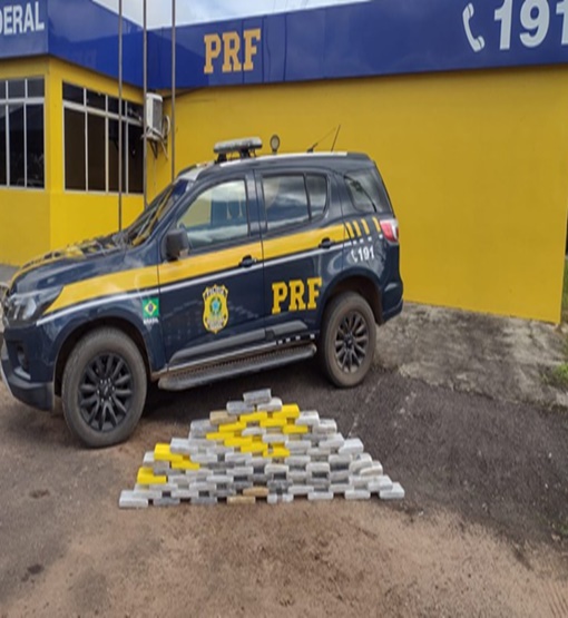  Polícia Rodoviária Federal apreende mais de 70 kg de cocaína em Porto Velho
