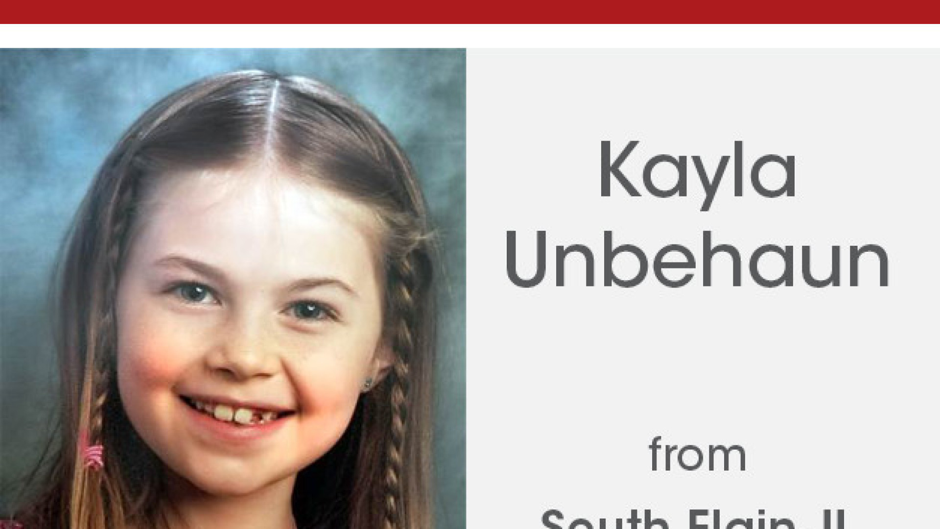 Após 6 anos desaparecida, menina é encontrada graças a série da Netflix nos Estados Unidos
