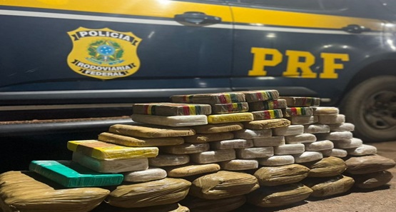 Em Porto Velho/RO, PRF apreende quase 60 Kg de drogas ilícitas
