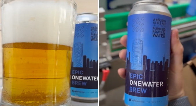 Empresa lança cerveja feita com água reciclada de chuveiros, pias e máquinas de lavar