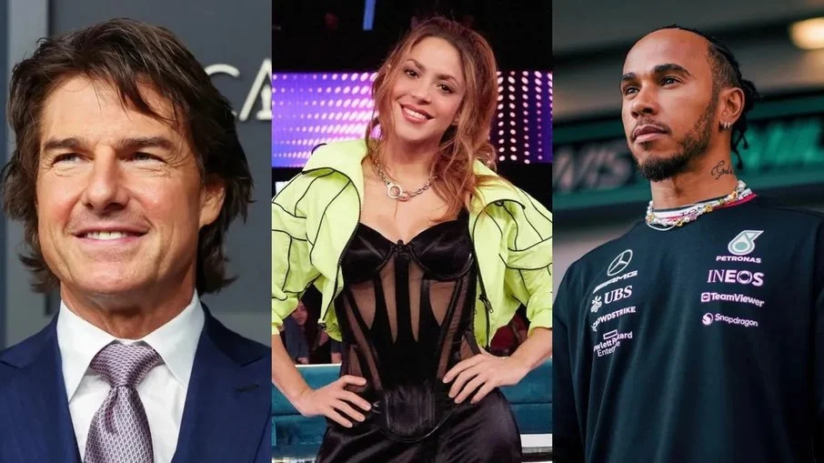 Tom Cruise ficou com o ego ferido após ver Shakira com Lewis Hamilton
