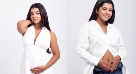 Namorada de João Gomes nega ter mentido sobre gravidez e se explica sobre tamanho de barriga
