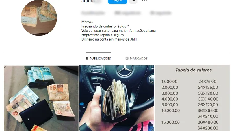 Vítima de falso agiota no Instagram conta que caiu em golpe quatro vezes: 'Desesperado'