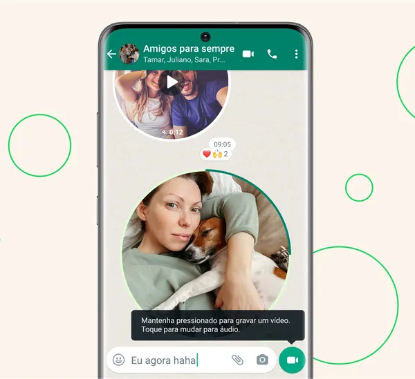 WhatsApp agora permite enviar mensagens de vídeo; veja como usar ferramenta
