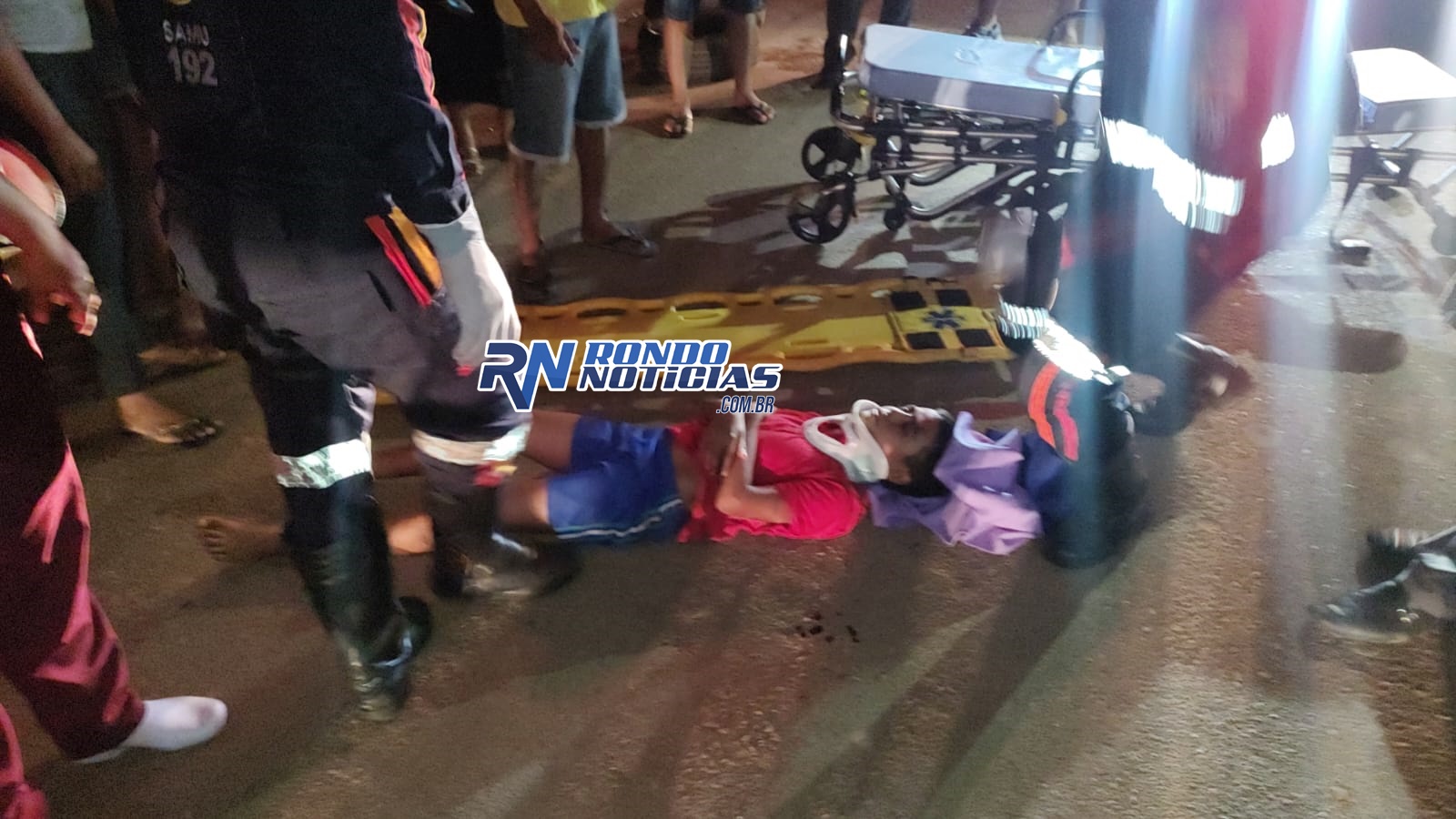 Motociclista atropela criança de 11 anos que fica em estado grave