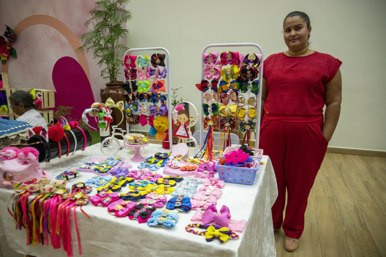 Integrantes do Projeto Feira da Mulher Empreendedora participam de evento no Sebrae

