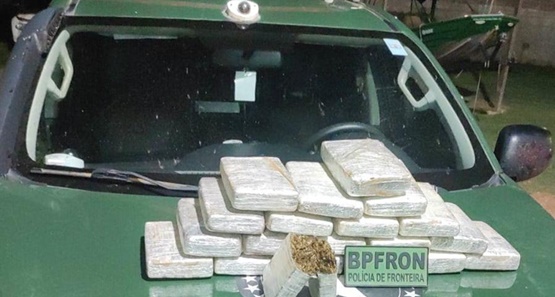 PM prende traficante com 20 kg de Skank próximo da rodoviária