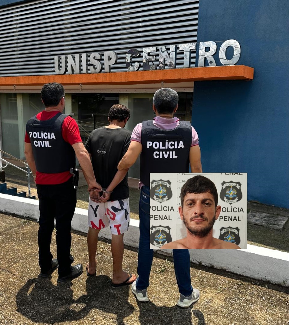 PC prende foragido acusado de tráfico e incêndio de viatura