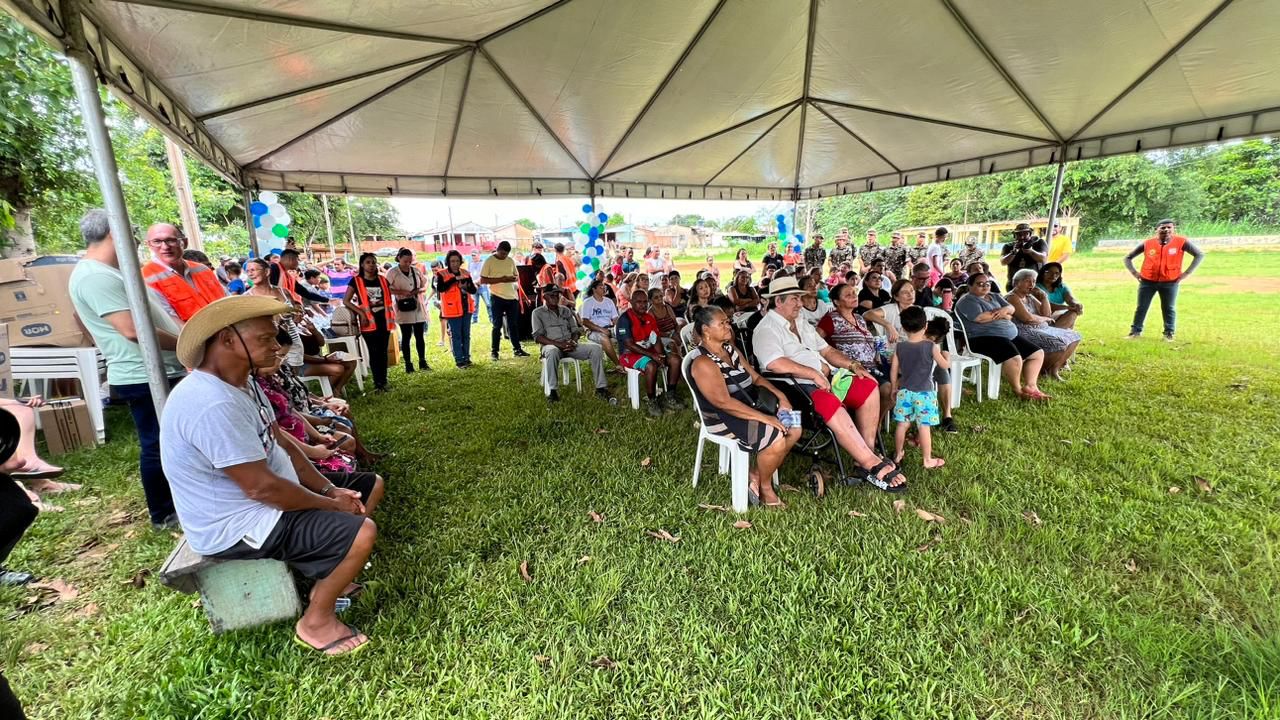 Simulação de plano de emergência da Santo Antônio é realizada no bairro triângulo 