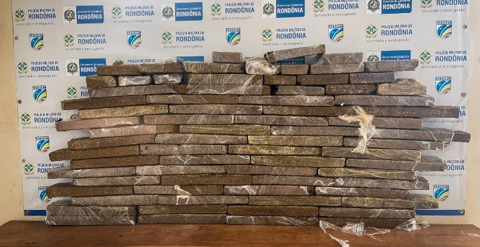 PM apreende mais de 80 kg de maconha próximo a creche em Ji-Paraná
