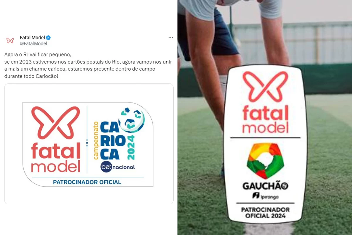 Site de prostituição patrocinará dois campeonatos estaduais em 2024, o Carioca e o Gaúcho