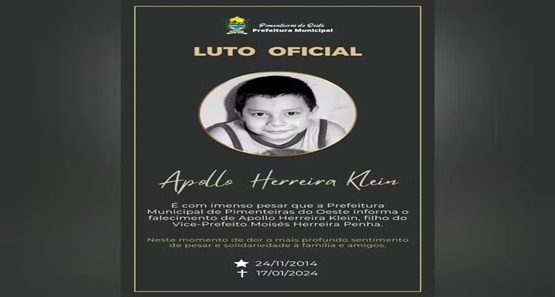 Filho do vice-prefeito de Pimenteiras do Oeste, morre afogado no Rio Guaporé
