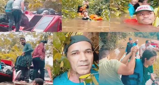 Barco com prefeito, vereadores e deputado naufraga em rio no interior do Acre