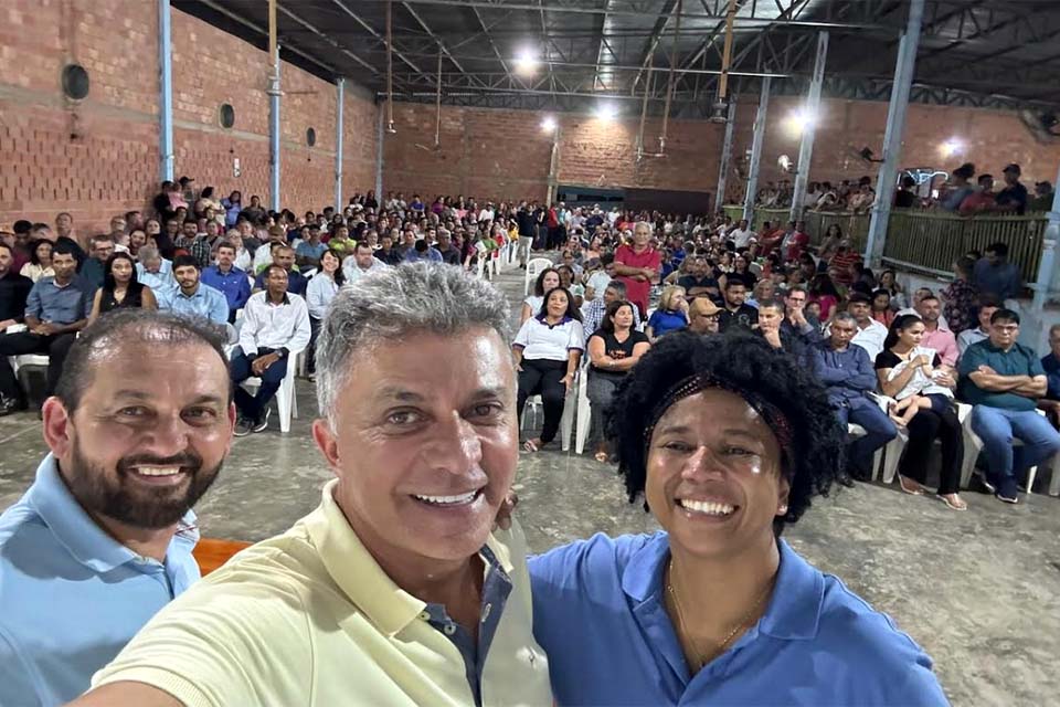 Pré-candidata a prefeita de Nova Brasilândia do Oeste reúne lideranças em grande ato político
