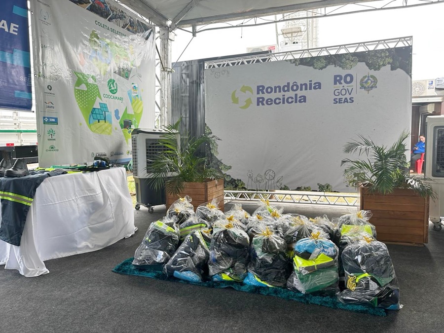 Governo de RO lança edital para entrega de kits de EPIs a catadores de recicláveis