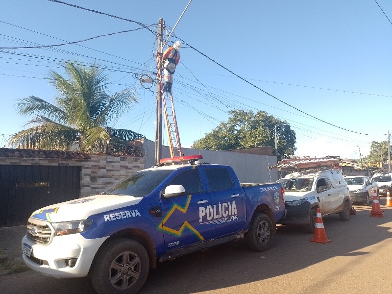 Operação integrada flagra furto de energia e resulta em prisão em Jaru e Machadinho do Oeste